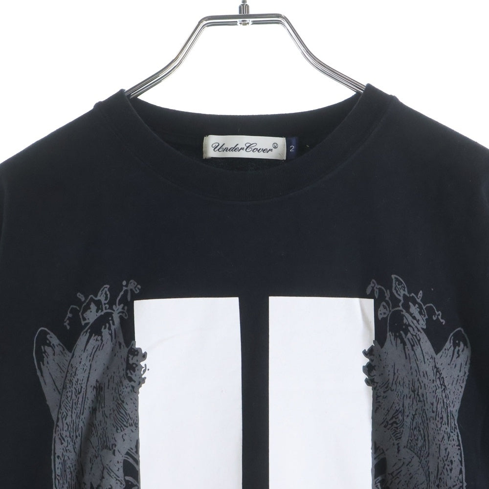 UNDERCOVER(アンダーカバー) 25SS グラフィックロゴプリント 半袖Tシャツ カットソー ブラック UC1E3807