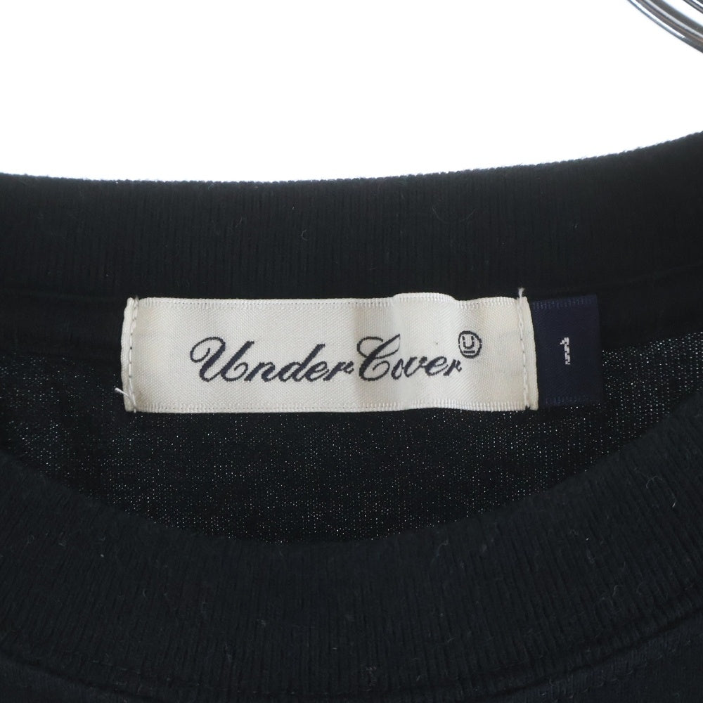 UNDERCOVER(アンダーカバー) 22SS フロントロゴプリント 半袖Tシャツ カットソー ブラック UC1B3807