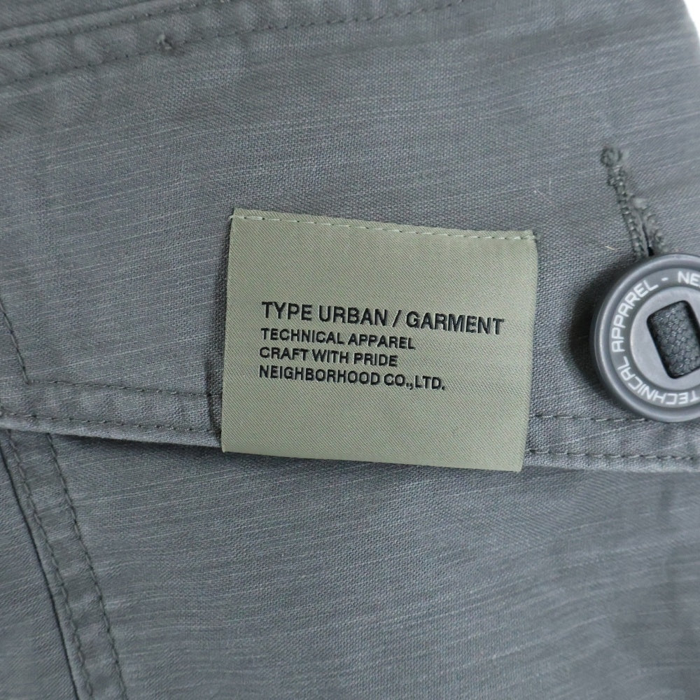 NEIGHBORHOOD(ネイバーフッド) 25SS WIDE CARGO SHORT PANTS ワイドカーゴ ショートパンツ ハーフパンツ グレー 251SPNH-PTM07