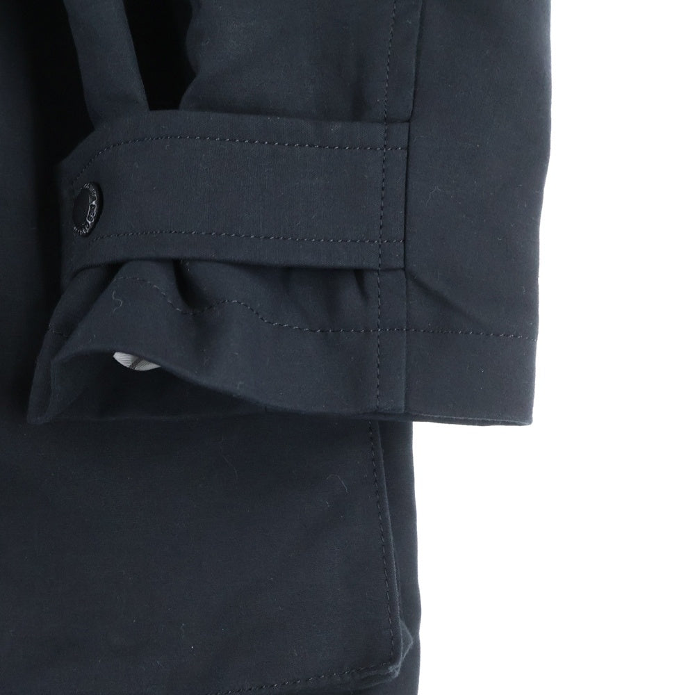 COMME des GARCONS HOMME(コムデギャルソンオム) 25AW AD2025 綿二重織 ウェザーステンカラーコート ブラック HP-C001