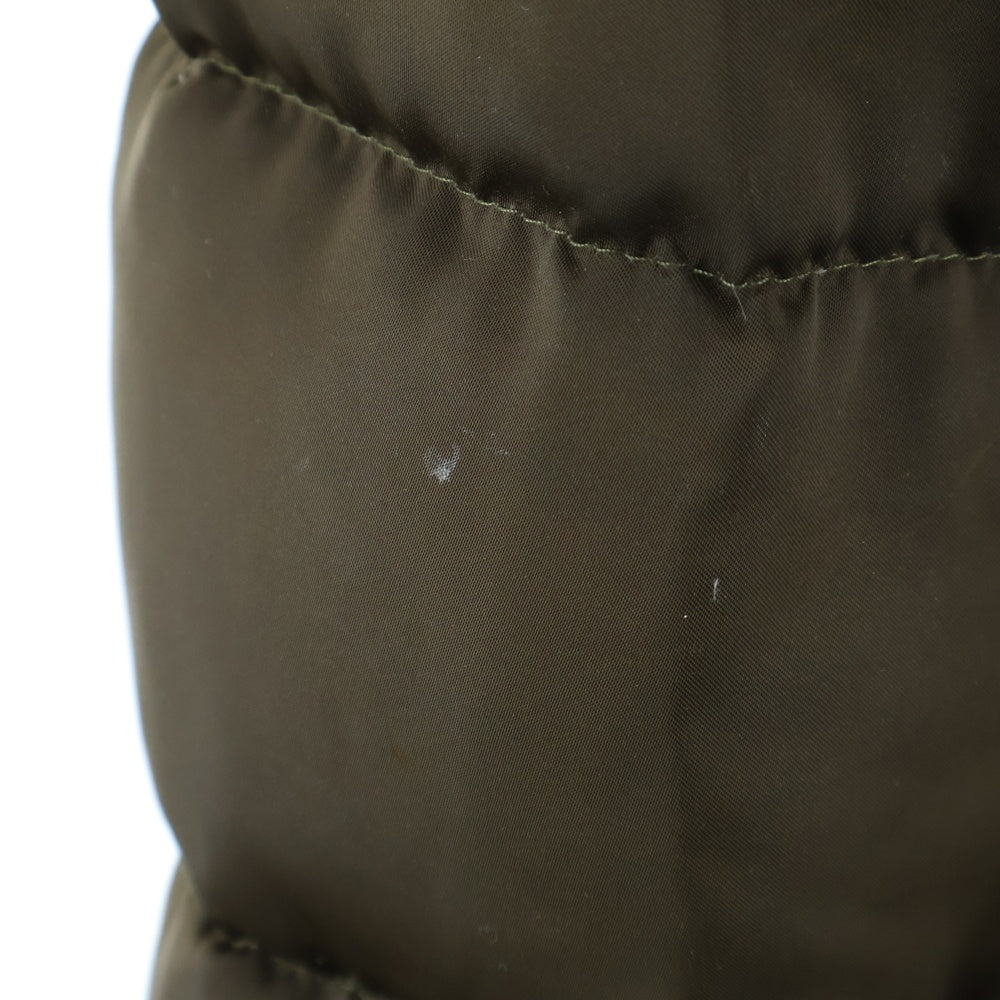 NO BRAND(ノーブランド) PETER HUTCHINSON ピーターハッチンソン ナイロン フーデッド ダウンジャケット ブラウン PH-11AW01