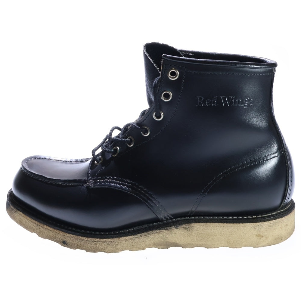 RED WING(レッド ウイング) 8130 6 Classic Moc 6インチ クラシックモックトゥ レザー ブーツ ブラック