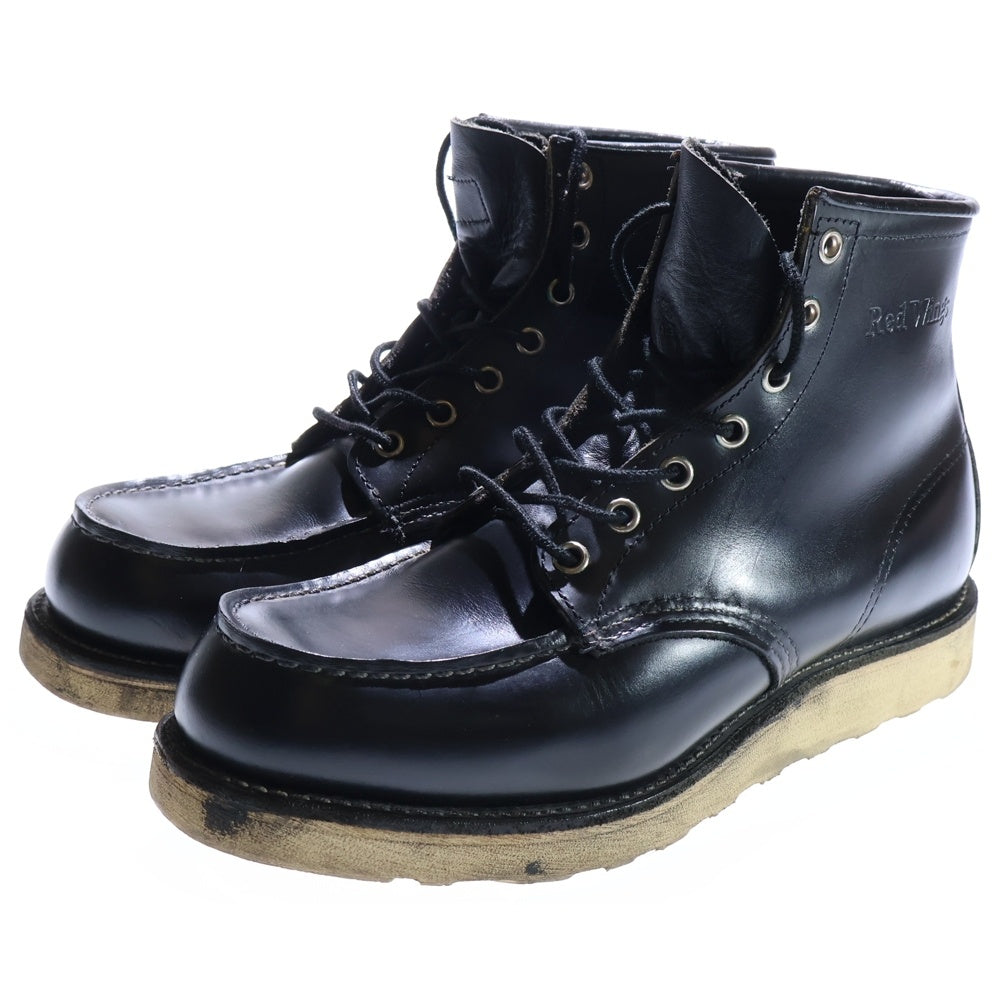 RED WING(レッド ウイング) 8130 6 Classic Moc 6インチ クラシックモックトゥ レザー ブーツ ブラック