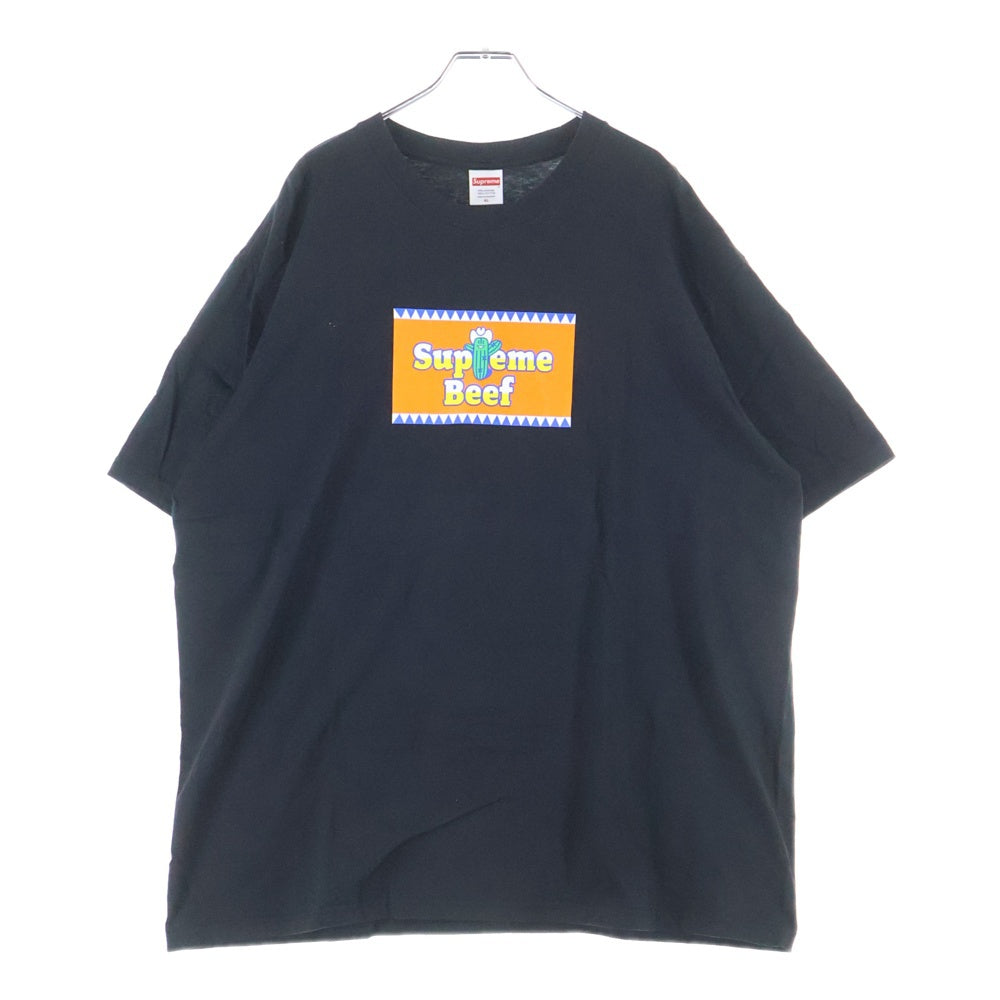 SUPREME(シュプリーム) 25SS Beef Tee ビーフ Tシャツ 半袖 クルーネック カットソー ブラック