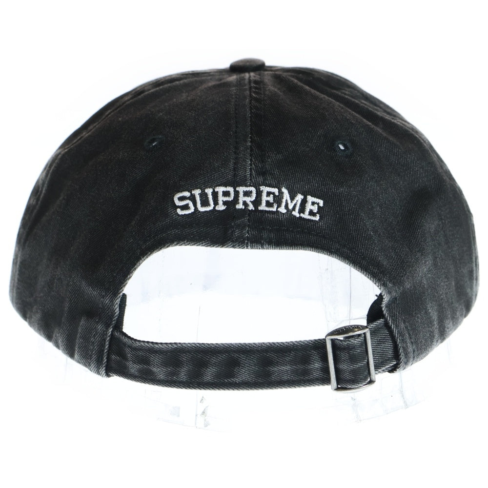 SUPREME(シュプリーム) 25SS License Plate 6-Panel cap ライセンス プレート シックスパネル ベースボールキャップ 帽子 ブラック