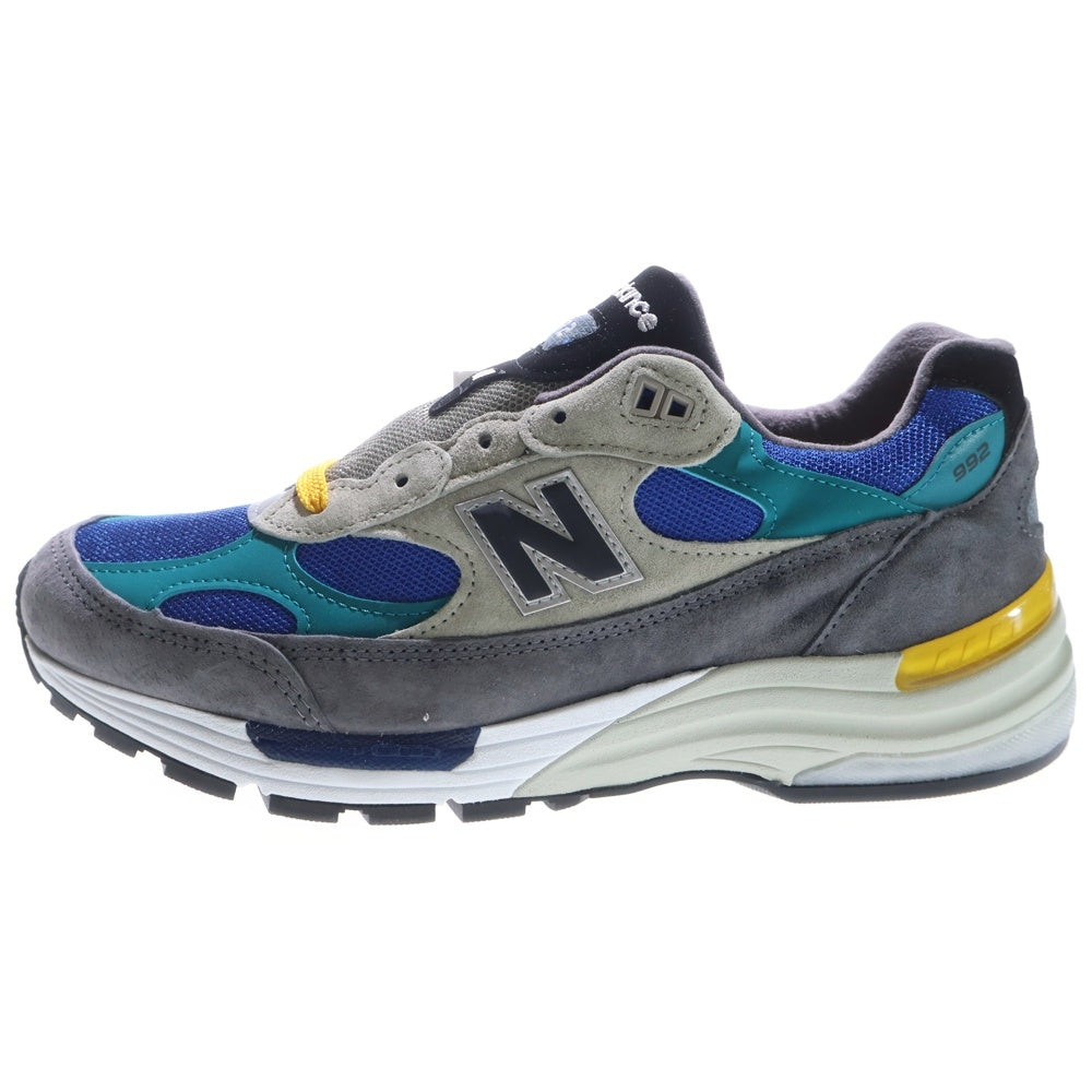 New Balance(ニューバランス) M992RR スウェード切り替えレースアップローカットスニーカー グレー マルチ US9/27cm