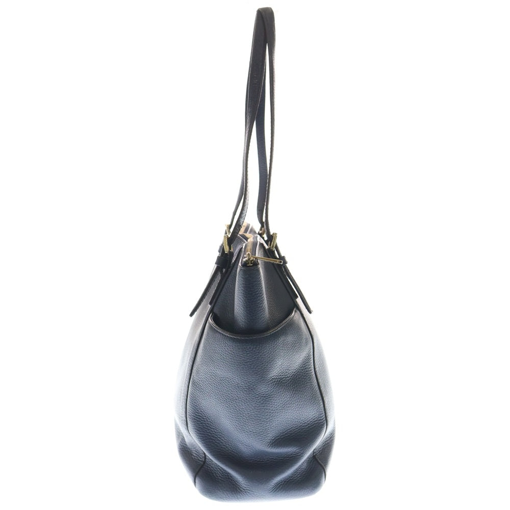 MICHAEL KORS(マイケルコース) MKロゴストラップ レザー トートバッグ ネイビー
