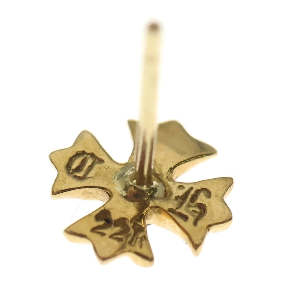 CHROME HEARTS(クロムハーツ) 22K No2 CH PLS 1DIA CHプラス スタッドピアス 1ダイヤ ゴールド BCA021