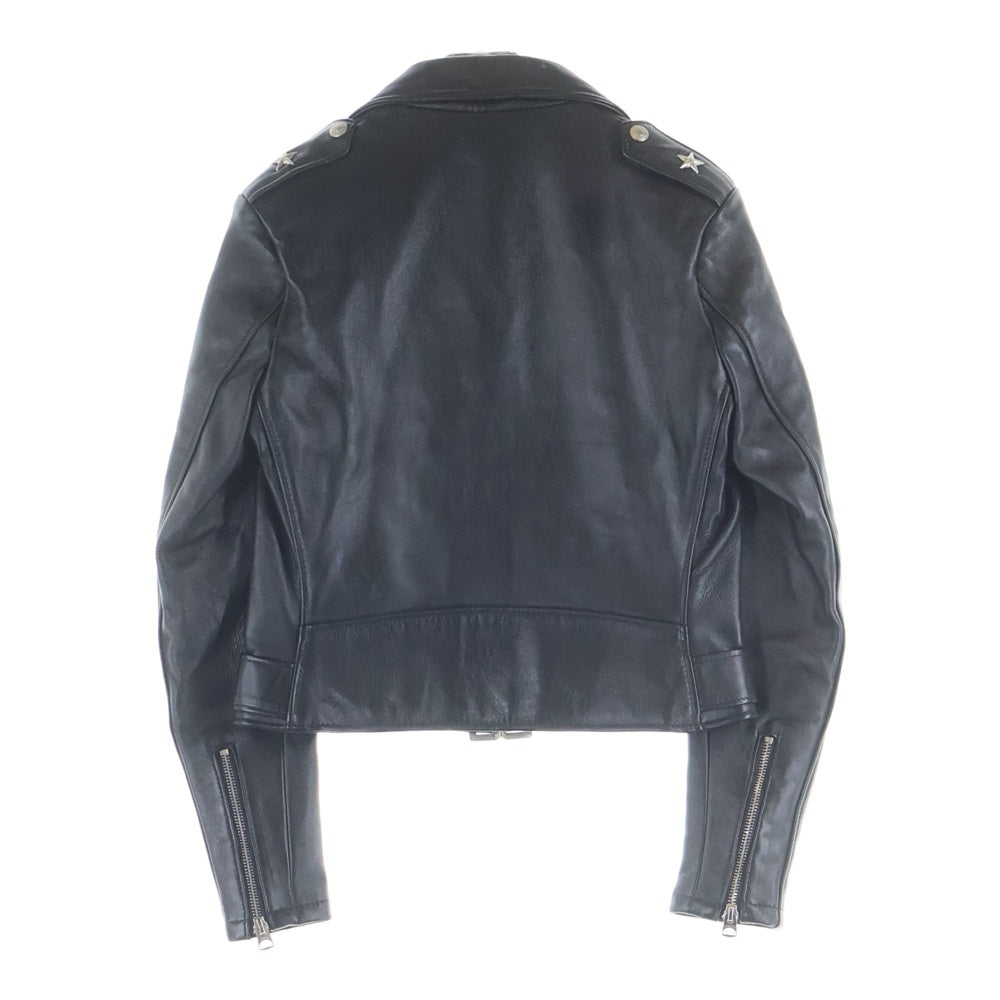 SCHOTT(ショット) 218W WOMENS LAMB ONE STAR RIDERS ワンスター ウィメンズ ダブルライダース ラムレザージャケット レディース ブラック 7197