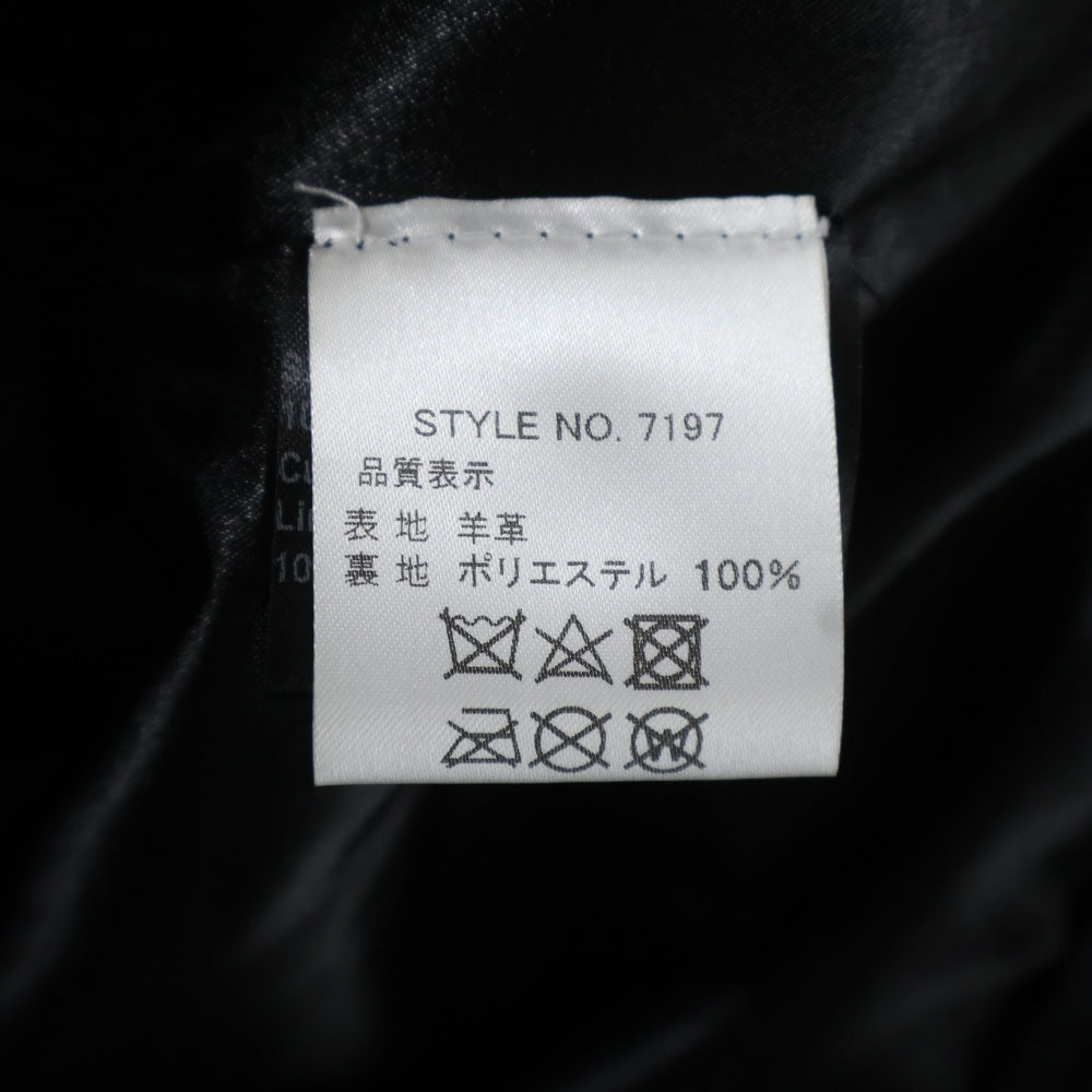 SCHOTT(ショット) 218W WOMENS LAMB ONE STAR RIDERS ワンスター ウィメンズ ダブルライダース ラムレザージャケット レディース ブラック 7197