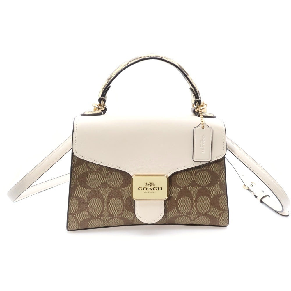 COACH コーチ　ショルダーバッグ　ペッパーサッチェル COACH(コーチ) ペッパー サッチェル シグネチャー キャンバス 2WAY