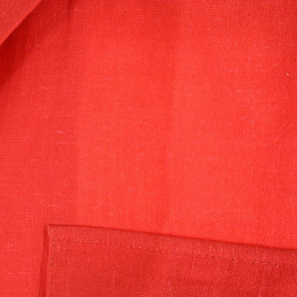 CREAM SODA(クリームソーダ) オープンカラー 長袖シャツ レッド