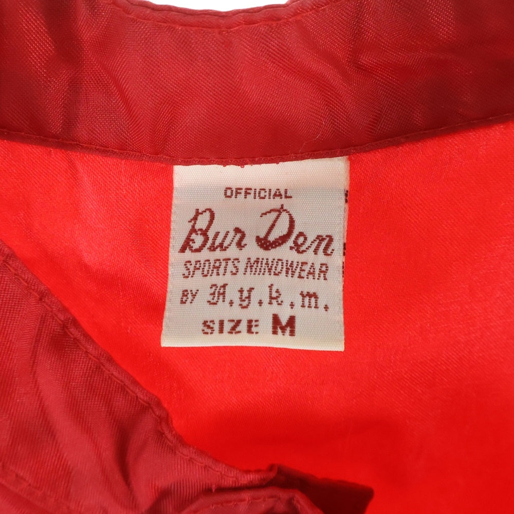 VINTAGE(ヴィンテージ) 90S BURDEN SPORTS MINDWEAR VINTAGE バーデンスポーツマインドウェア ヴィンテージ ナイロンジャケット レッド