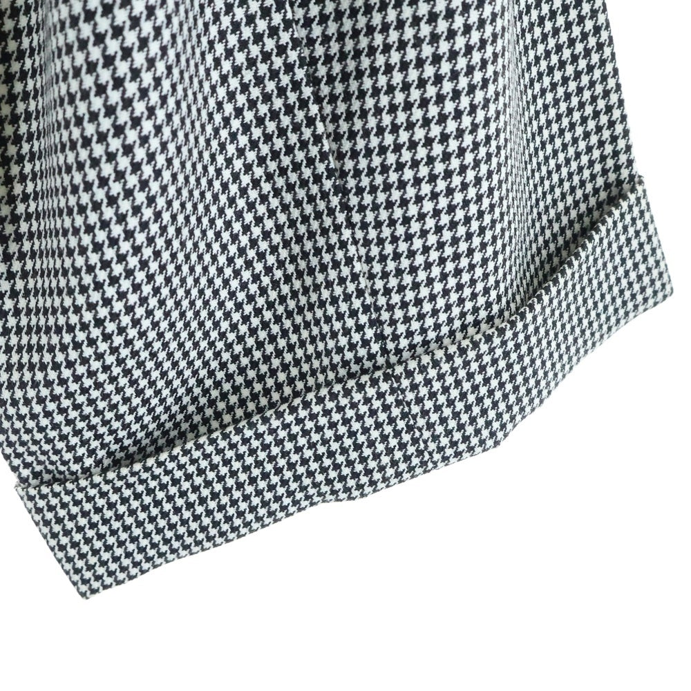 CREAM SODA(クリームソーダ) TETSUYA.T PINK DRAGON テツヤティーピンクドラゴン 千鳥格子柄 テーパードスラックスパンツ グレー