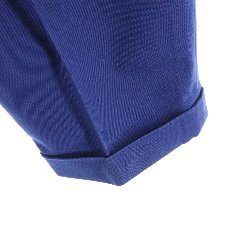 CREAM SODA(クリームソーダ) 2タック ジップアップ テーパードスラックスパンツ ネイビー