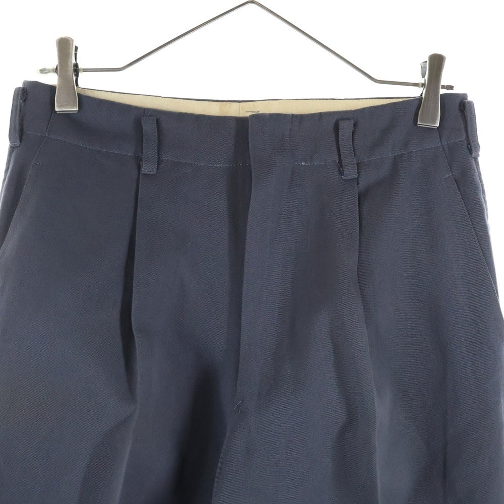 CREAM SODA(クリームソーダ) 2タック ジップアップ テーパードスラックスパンツ グレー