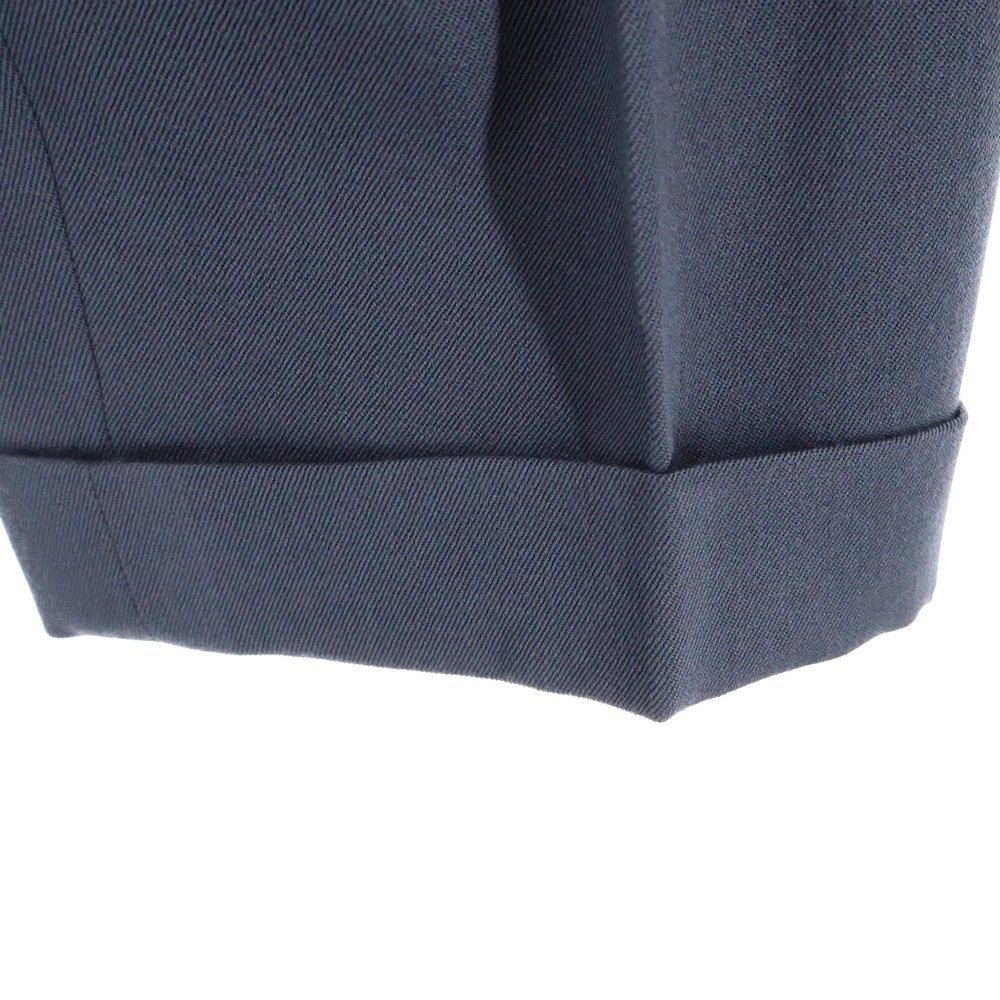 CREAM SODA(クリームソーダ) 2タック ジップアップ テーパードスラックスパンツ グレー