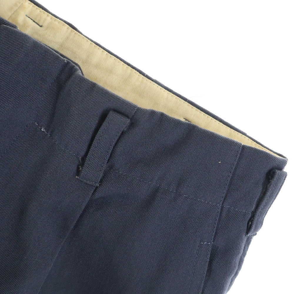 CREAM SODA(クリームソーダ) 2タック ジップアップ テーパードスラックスパンツ グレー