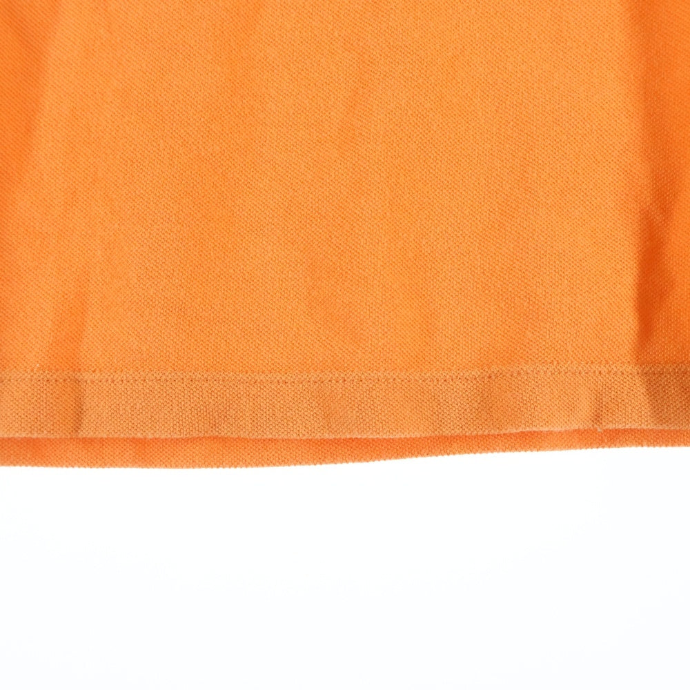 BRUNELLO CUCINELLI(ブルネロクチネリ) 2B カラーデザイン切り替え 半袖ポロシャツ オレンジ DL92837