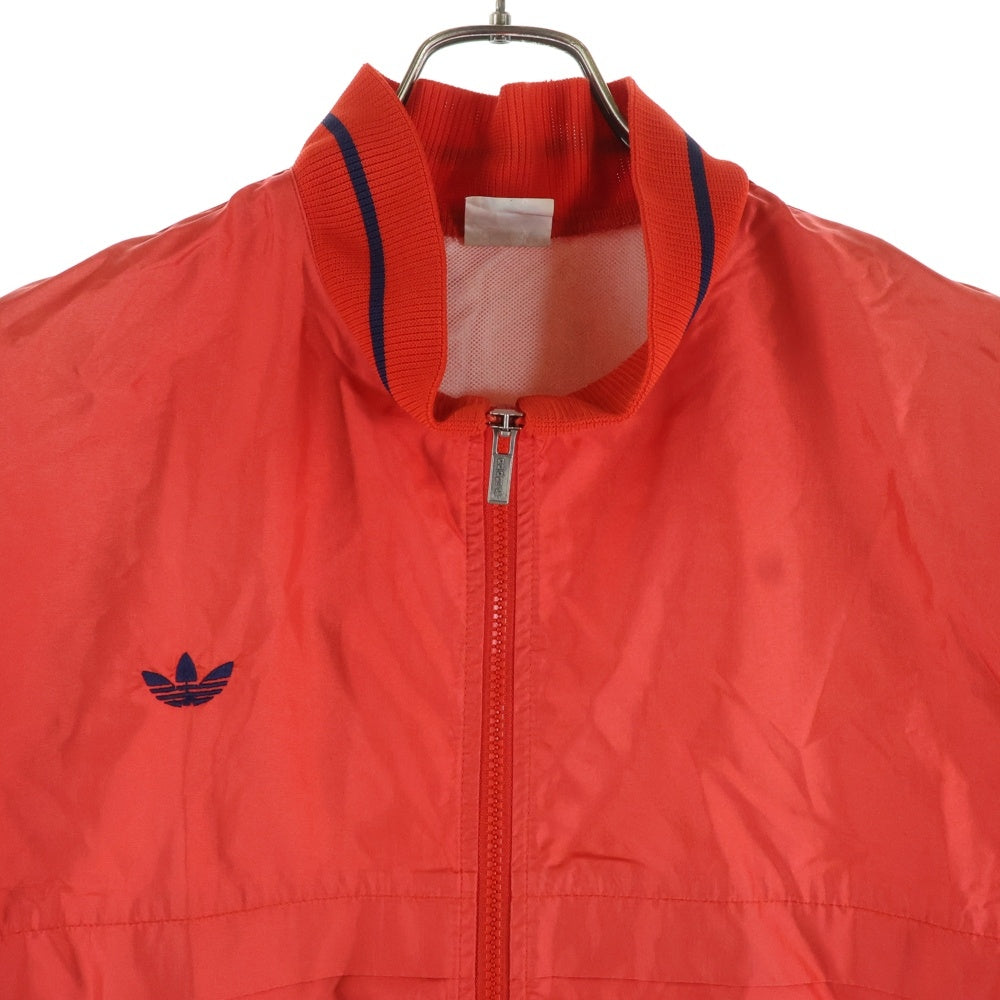 adidas(アディダス) 80S VINTAGE ヴィンテージ デサントタグ ジップアップ ナイロントラックジャケット レッド ADS-253