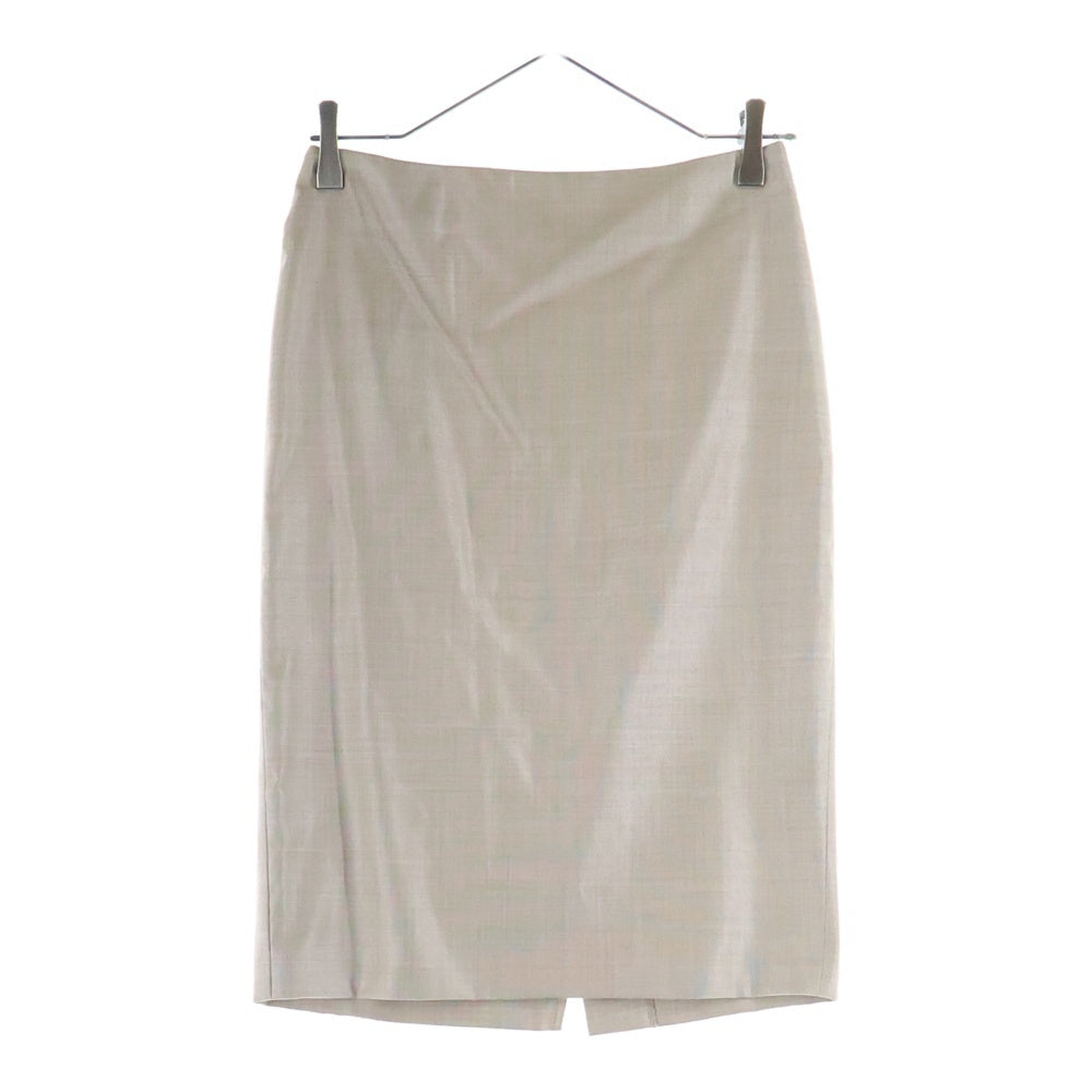 Max Mara(マックスマーラ) ウール セットアップスーツ シングルテーラードジャケット ミドルスカート レディース ブラウン