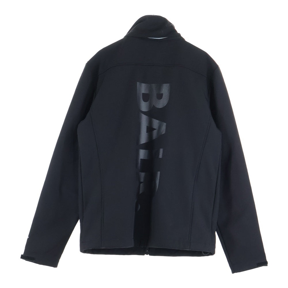 BALR.(ボーラー) 胸ロゴデザイン マルチポケット ジップアップ シェルジャケット ブラック