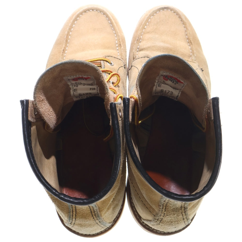 RED WING(レッド ウイング) CLASSIC MOC クラシック モック スエードレザー ワークブーツ ブラウン 8173