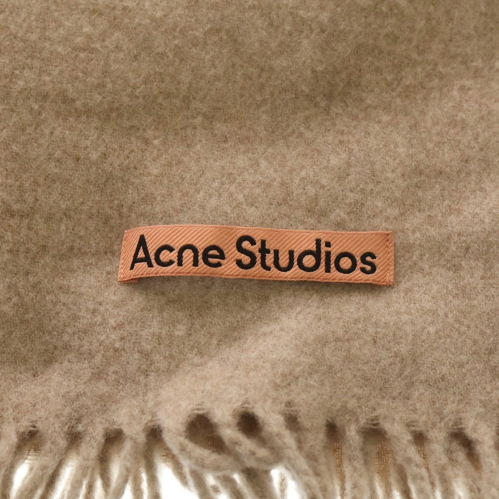 Acne Studios(アクネ ストゥディオズ) イタリア製 フリンジウールスカーフ マフラー ベージュ CA0209 レディース