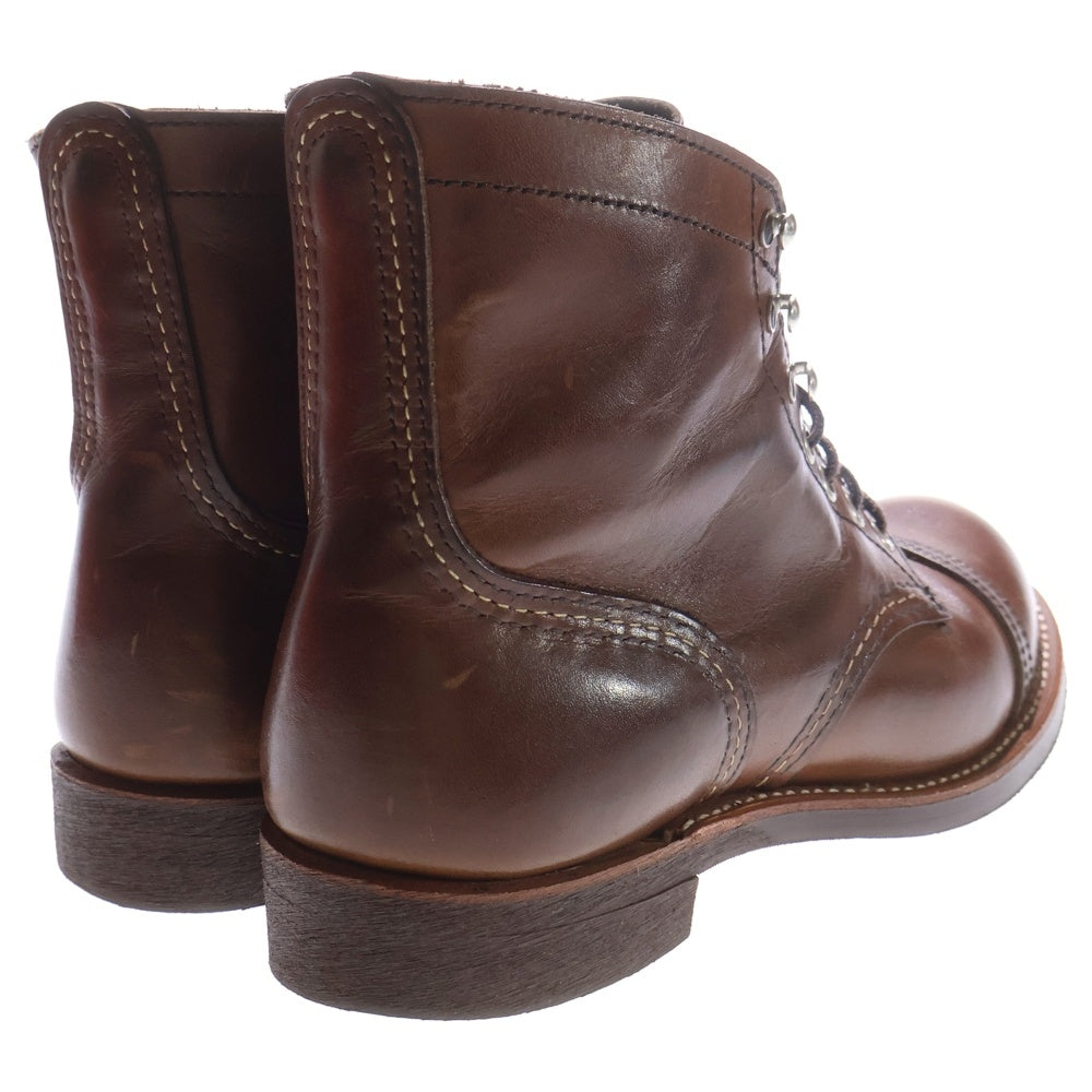 RED WING(レッド ウイング) 8111 IRON RANGER アイアンレンジャー レザー レースアップブーツ ブラウン US7.5/25.5cm