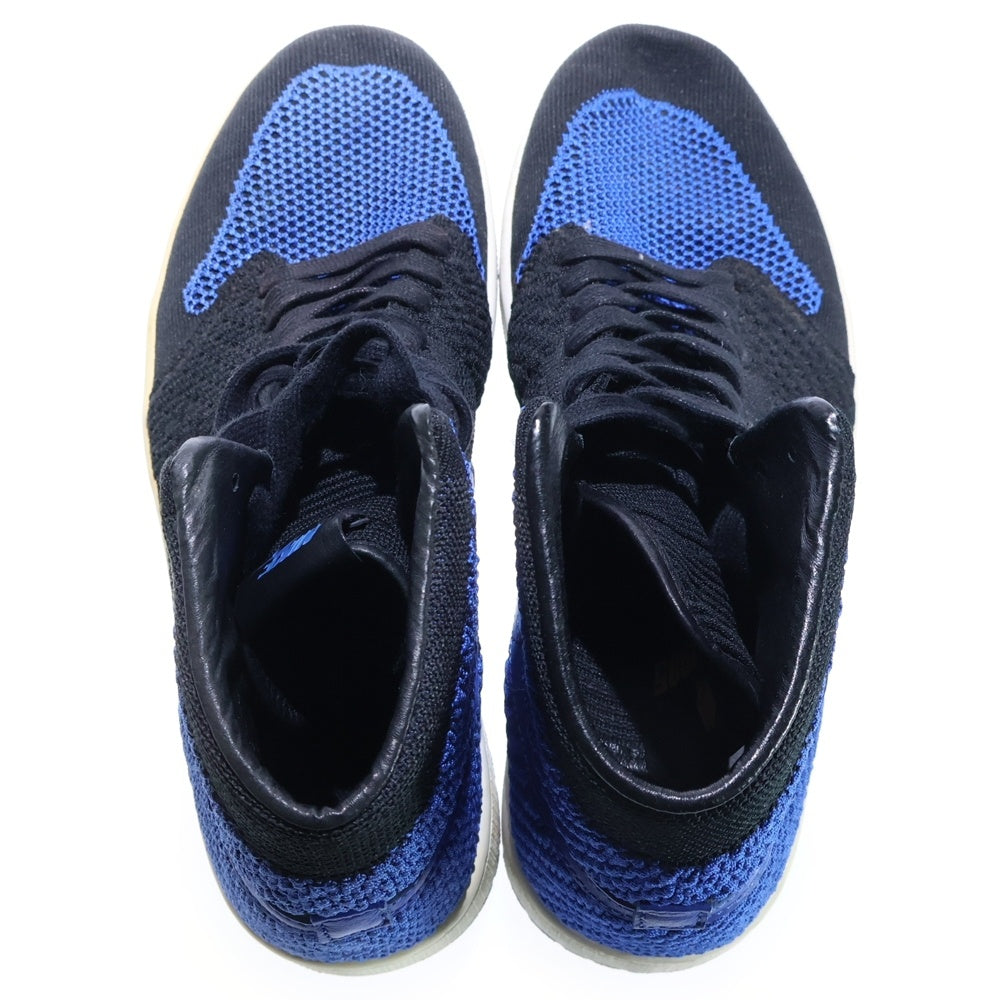 NIKE(ナイキ) AIR JORDAN 1 RETRO HIGH FLYKNIT エアジョーダン1 レトロ ハイ フライニット ハイカットスニーカー ブルー/ブラック US9.5/27.5cm 919704-006