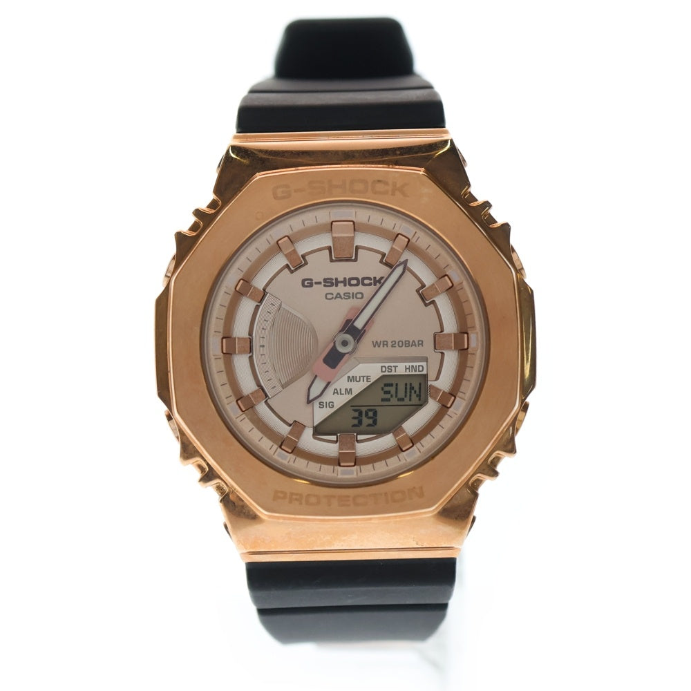 CASIO G-SHOCK(カシオ ジーショック) GM-S2100PG メタルカバード クオーツ腕時計 ウォッチ ピンクゴールド