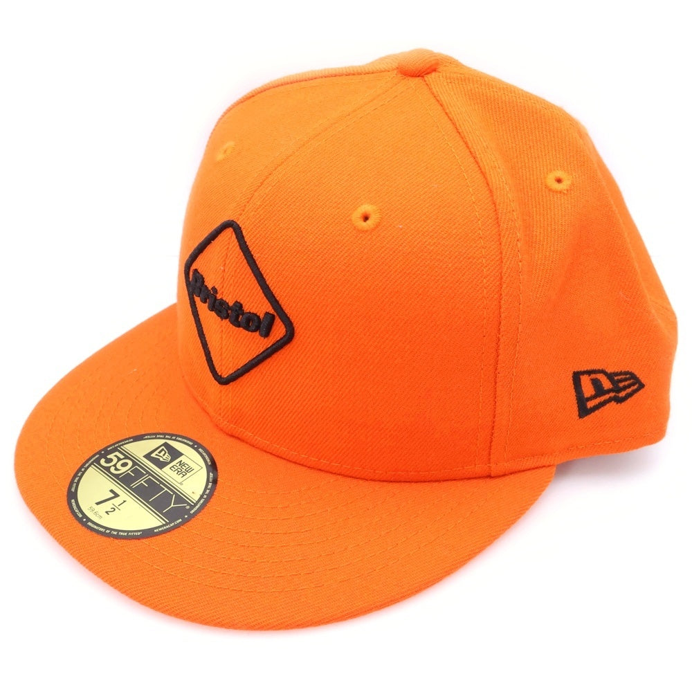NEW ERA(ニューエラ) ×F.C.Real Bristol エフシーレアルブリストル 59FIFTY ベースボールキャップ 帽子 オレンジ