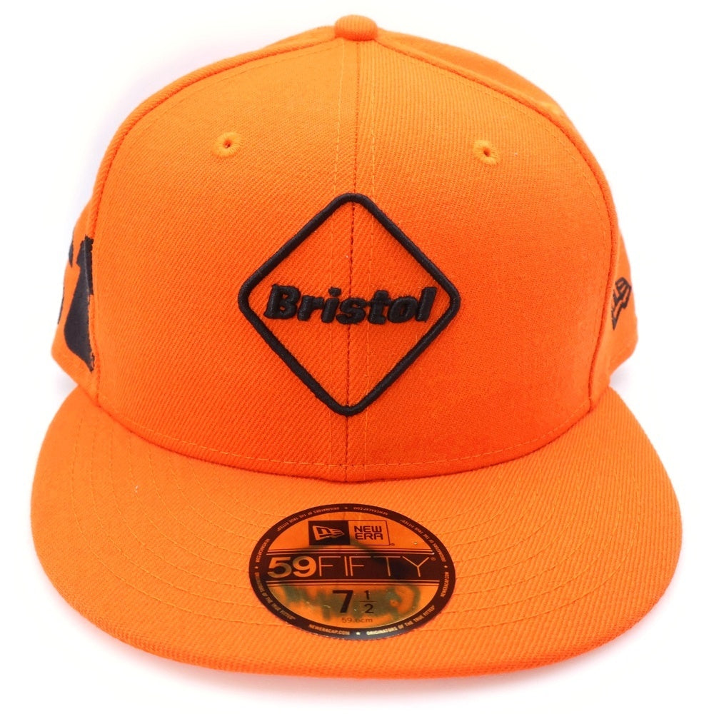 NEW ERA(ニューエラ) ×F.C.Real Bristol エフシーレアルブリストル 59FIFTY ベースボールキャップ 帽子 オレンジ