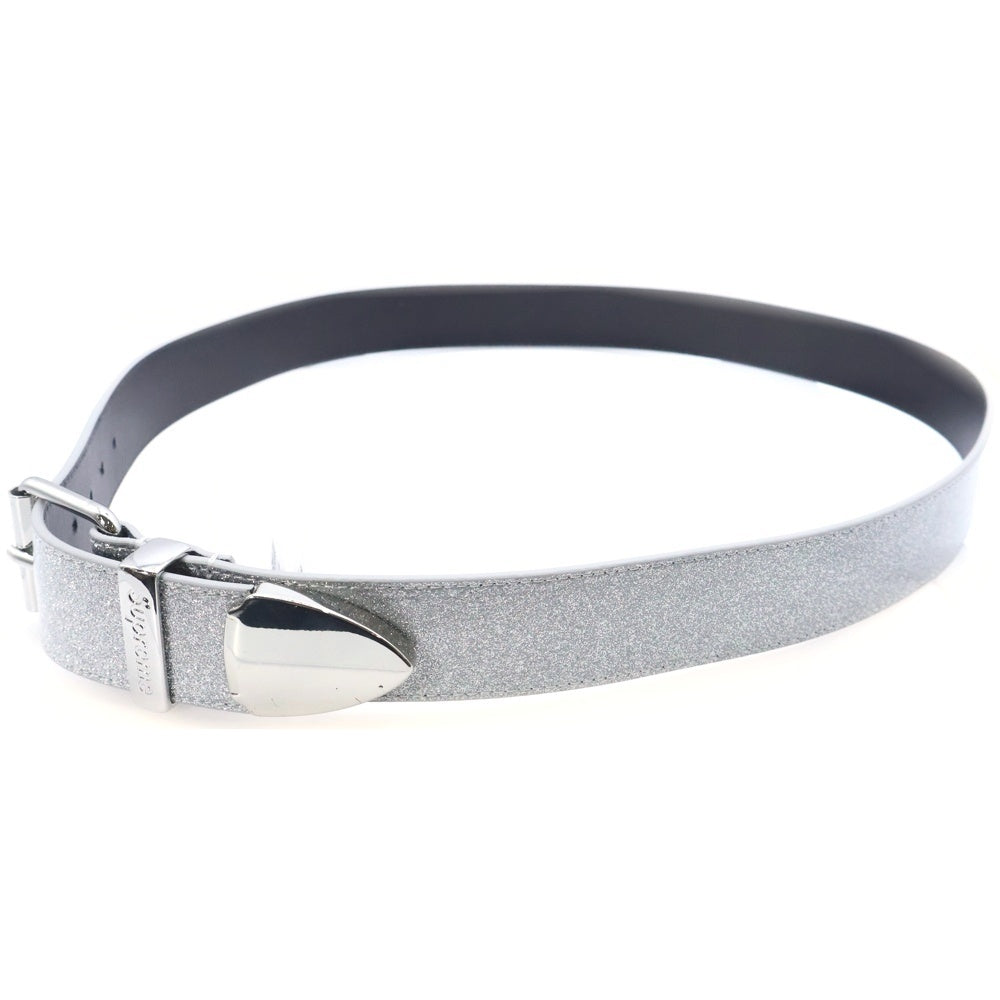 SUPREME(シュプリーム) 22AW Glitter Vinyl Ranger Belt グリッター ビニール レンジャー ベルト シルバー