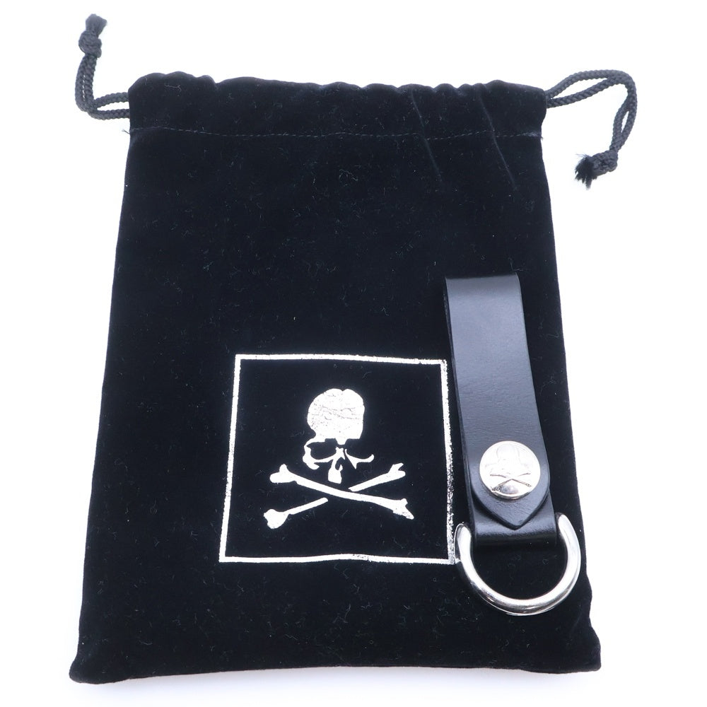 mastermind JAPAN(マスターマインドジャパン) MJ SHORT WALLET スカルデザイン チェーン付き レザー ショートウオレット 財布 ブラック MJ21E07-AC003-1
