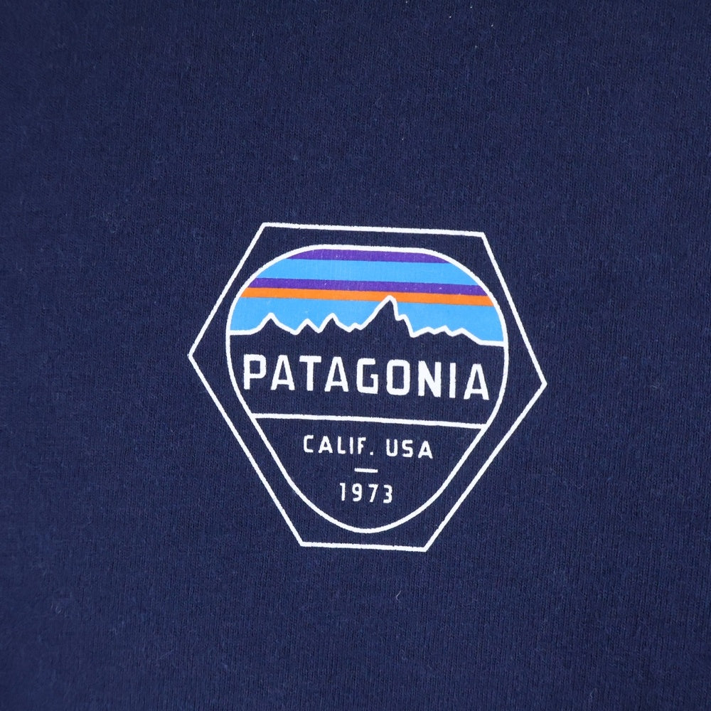 PATAGONIA(パタゴニア) 19SS FITZ ROY HEX RESPONSIBILI-TEE フィッツロイ ヘックス レスポンシビリティー クルーネック 半袖Tシャツ カットソー ネイビー 38439SP19