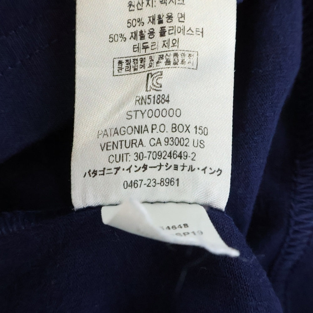 PATAGONIA(パタゴニア) 19SS FITZ ROY HEX RESPONSIBILI-TEE フィッツロイ ヘックス レスポンシビリティー クルーネック 半袖Tシャツ カットソー ネイビー 38439SP19
