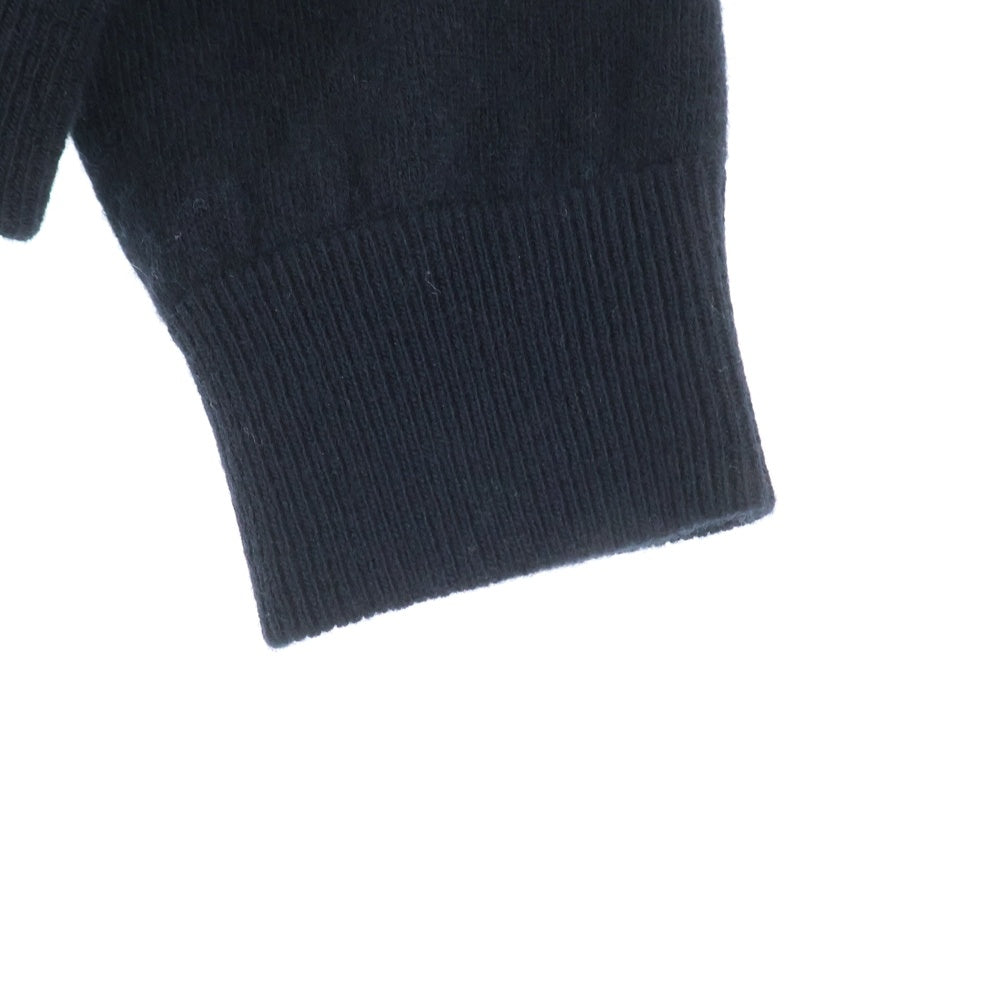 HERNO(ヘルノ) ニット 切替 ダウン ジャケット レディース ブラック MP0016D