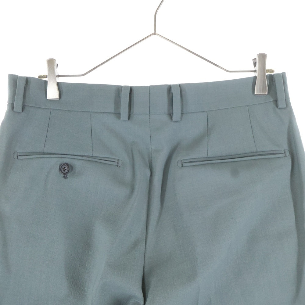 WACKO MARIA(ワコマリア) DORMEUIL PLEATED TROUSERS ドーメル プリーテッド ジップアップ スラックスパンツ グレー