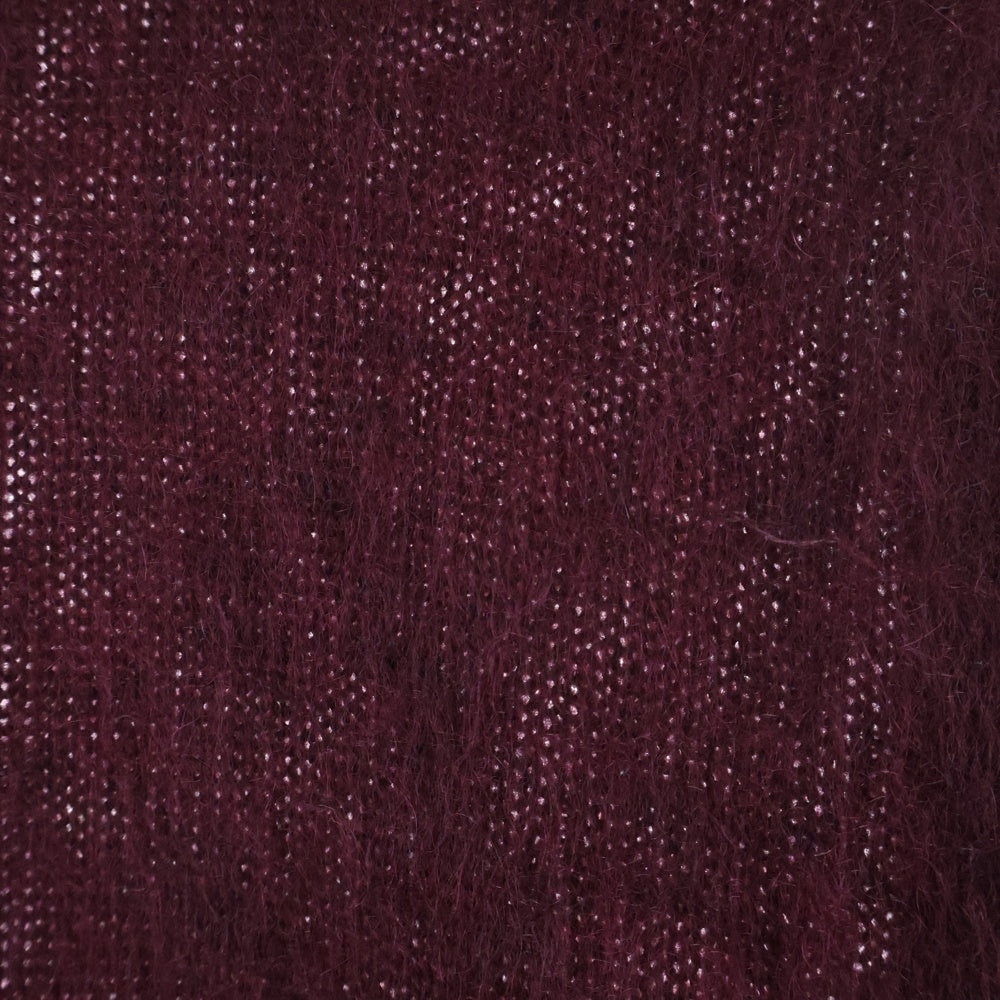 WACKO MARIA(ワコマリア) MOHAIR CREW NECK KNIT モヘア クルーネック ニット セーター ワインレッド