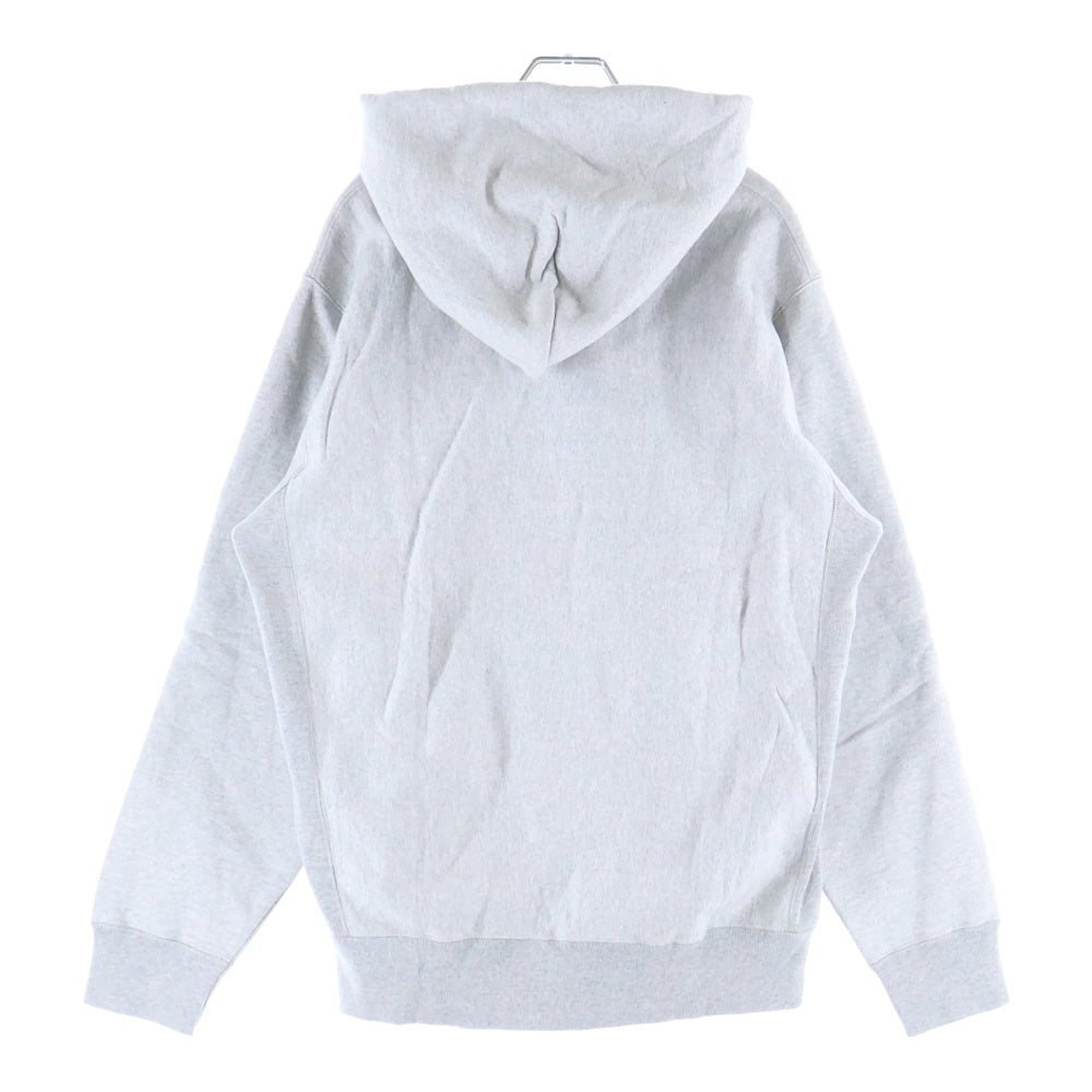 WACKO MARIA(ワコマリア) HEAVY WEIGHT PULLOVER HOODED SWEAT SHIRT ヘビーウェイト フロントロゴデザイン プルオーバー スウェット パーカー グレー