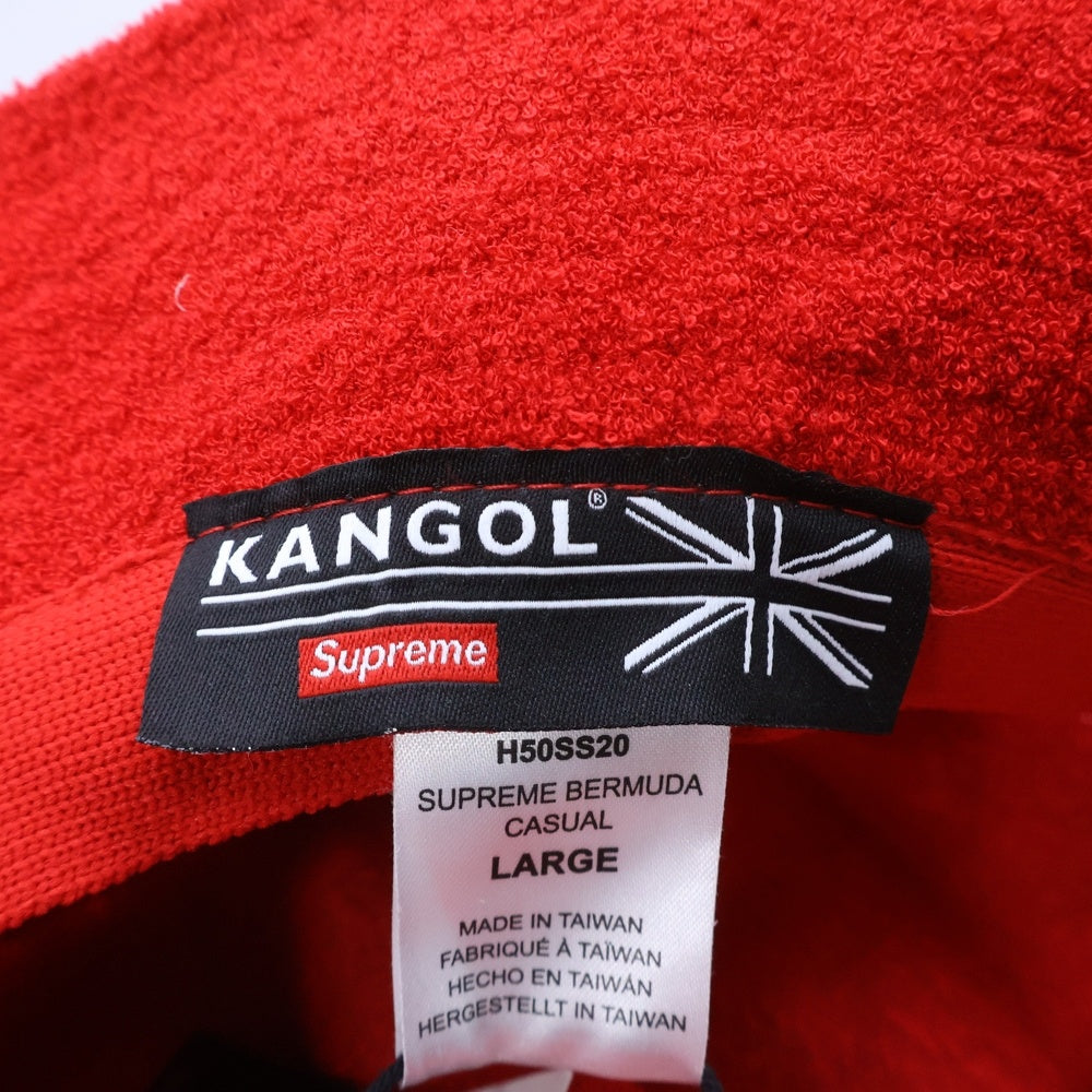 SUPREME(シュプリーム) 20SS ×KANGOL Bermuda Casual Hat カンゴール バミューダ カジュアル バケットハット 帽子 レッド H50SS20