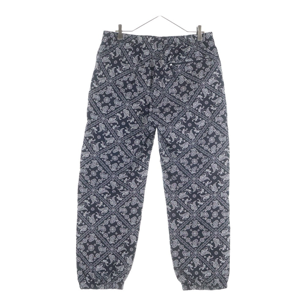 SUPREME(シュプリーム) 18SS Bandana Track Pant バンダナ トラック ドローストリング ジョガーパンツ ブラック/ホワイト