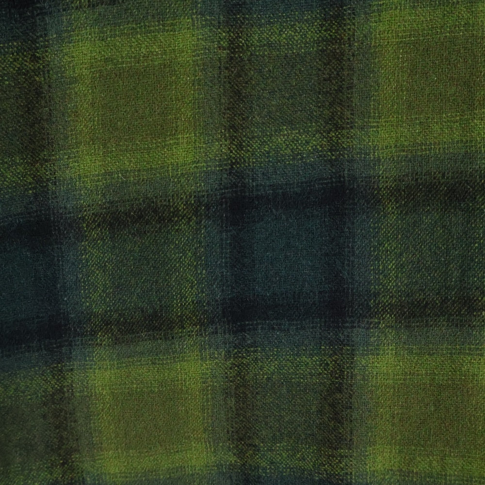 PENDLETON(ペンドルトン) 60S VINTAGE ヴィンテージ オンブレチェック ウール オープンカラー長袖ボードシャツ グリーン