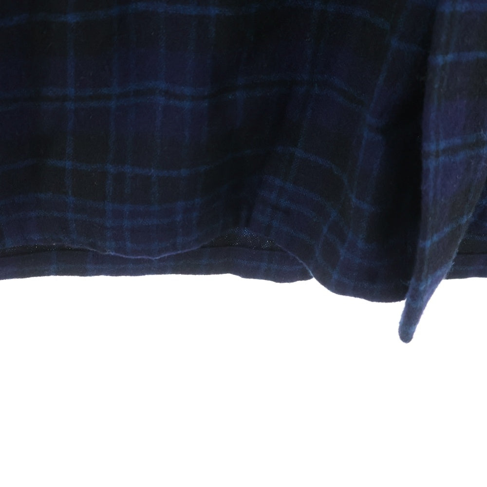 PENDLETON(ペンドルトン) 50S VINTAGE ヴィンテージ チェック ウール オープンカラー長袖ボードシャツ ブルー/ブラック