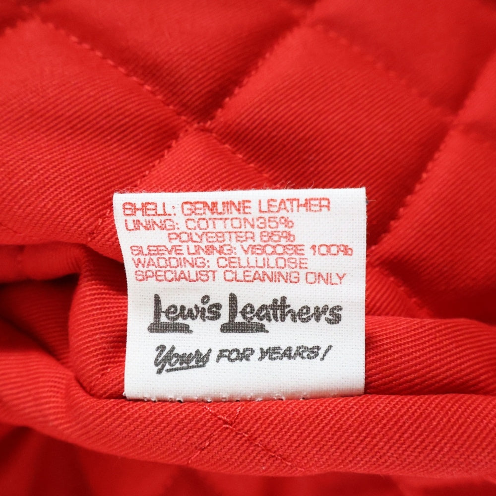 Lewis Leathers(ルイスレザー) NO391 LIGHTNING ライトニング タイトフィット ジップアップ ダブル レザージャケット ライダースジャケット ブラック