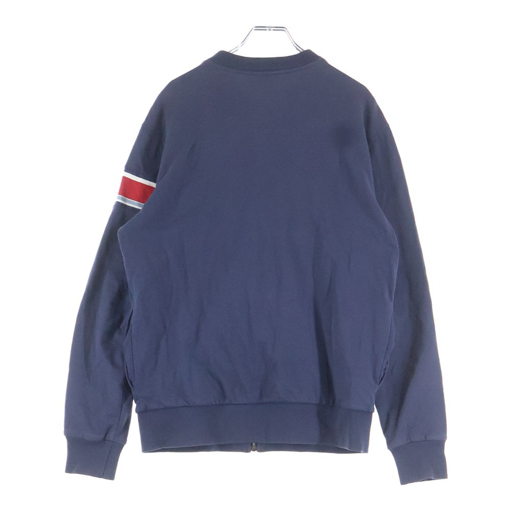 DOLCE & GABBANA(ドルチェアンドガッバーナ) UNDERWEAR アンダーウェア フロントロゴプリント ジップアップスウェット ネイビー