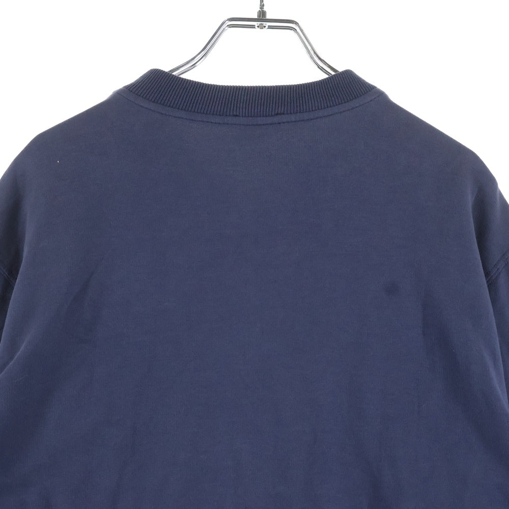 DOLCE & GABBANA(ドルチェアンドガッバーナ) UNDERWEAR アンダーウェア フロントロゴプリント ジップアップスウェット ネイビー