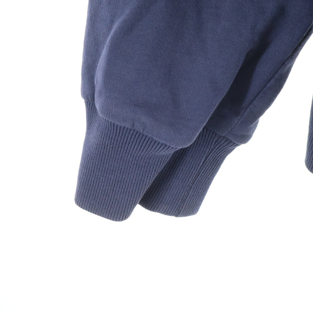 DOLCE & GABBANA(ドルチェアンドガッバーナ) UNDERWEAR アンダーウェア フロントロゴプリント ジップアップスウェット ネイビー