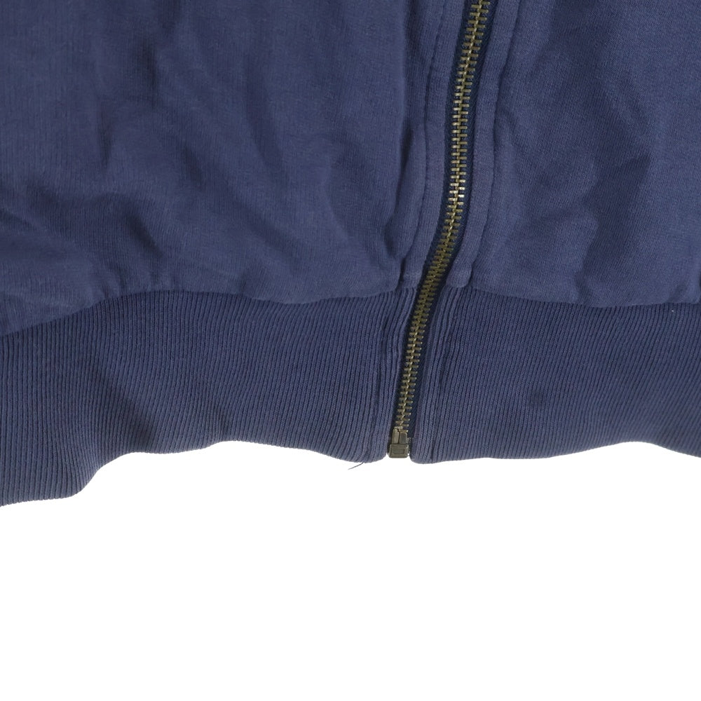 DOLCE & GABBANA(ドルチェアンドガッバーナ) UNDERWEAR アンダーウェア フロントロゴプリント ジップアップスウェット ネイビー